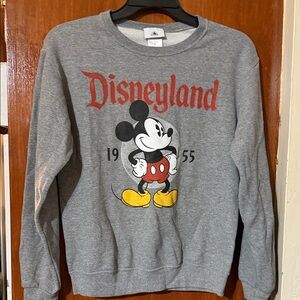 Disney Gray Disneyland Mickey Mouse Sweatshirt unisex